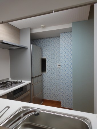 I型からL型に変更し、使いやすいキッチンに